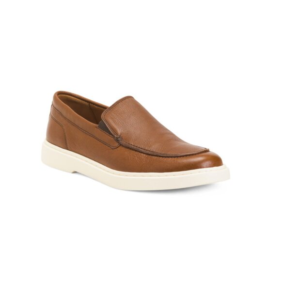 ALLEN EDMONDS Tan Men's Leather Hayes Casual Slip On Shoes
